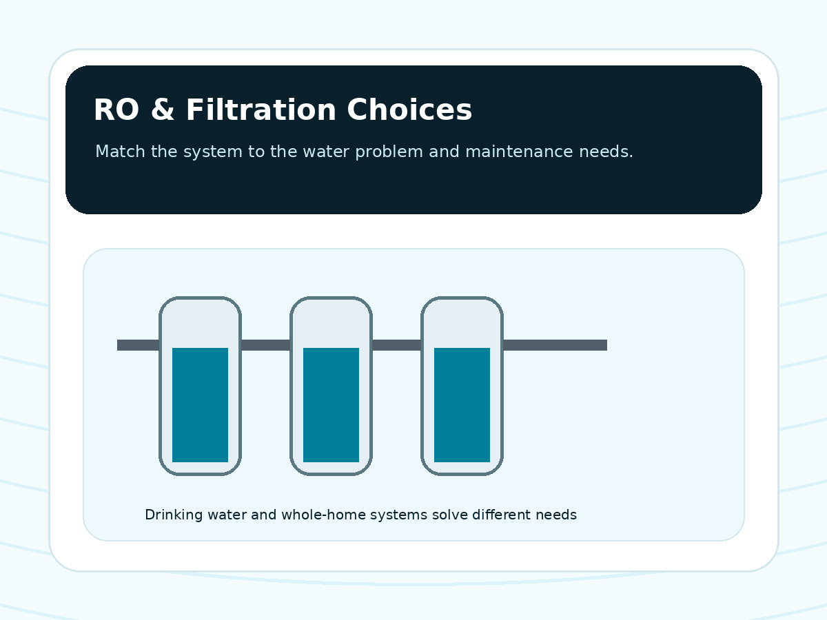 RO vs whole-house filtration